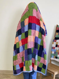 Mindful Mosaic Blanket (Crochet) by Mel Kennelly
