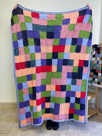 Mindful Mosaic Blanket (Crochet) by Mel Kennelly