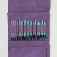 Lykke Indigo 5" Interchangeable Circular Needle Set, Violet Denim Case