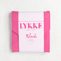 Lykke Blush 6" Crochet Hook Set, Fuchsia Denim Case