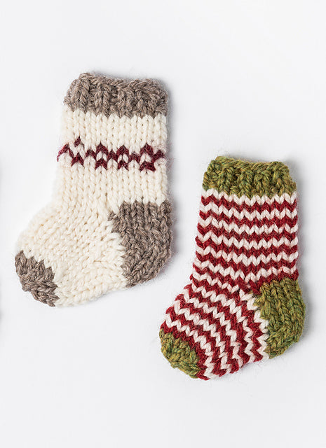 Holiday Cheer Mini Stocking by Nancy Ekvall