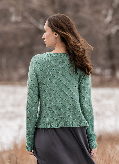 Ocean Bloom Cardigan by Elena Dimchevska