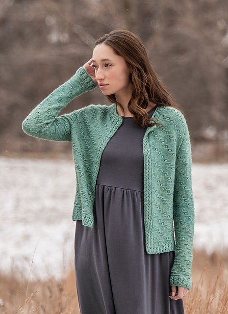 Ocean Bloom Cardigan by Elena Dimchevska