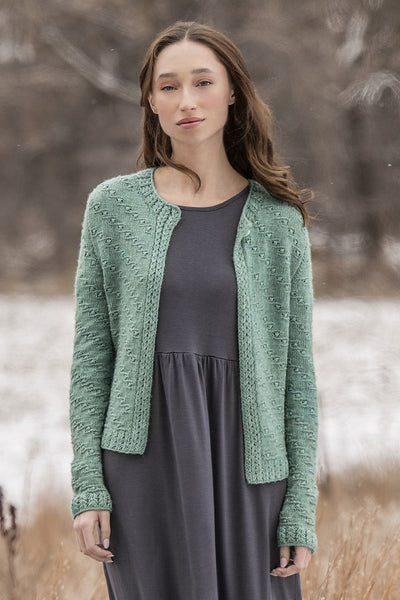 Ocean Bloom Cardigan by Elena Dimchevska