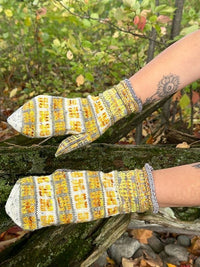 Paint Box Mittens by Kristin Ornolfsdottir