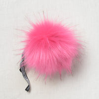 Lovafur Luxe Faux Fur Pom Pink Raccoon