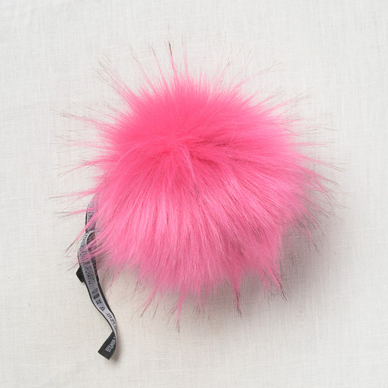 Lovafur Luxe Faux Fur Pom Pink Raccoon