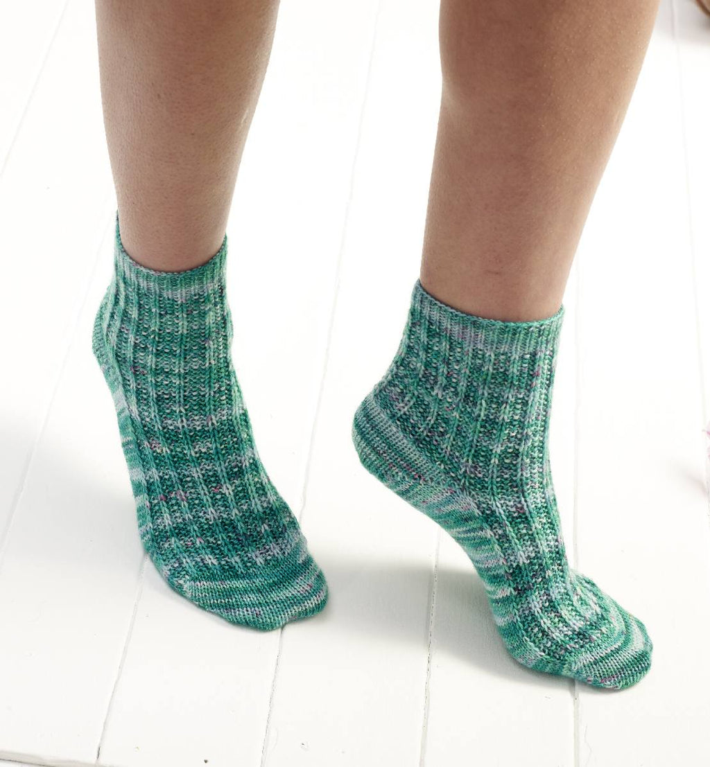 Blue Hawaiian Socks by Tina Jane