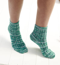 Blue Hawaiian Socks by Tina Jane