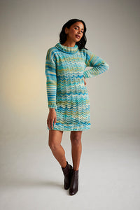10726 Wildflower Roll Neck by Sirdar