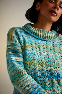 10726 Wildflower Roll Neck by Sirdar