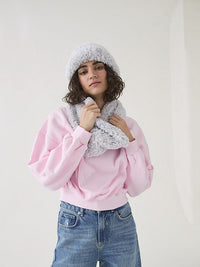 10815 Fluffy Snood & Hat by Sirdar