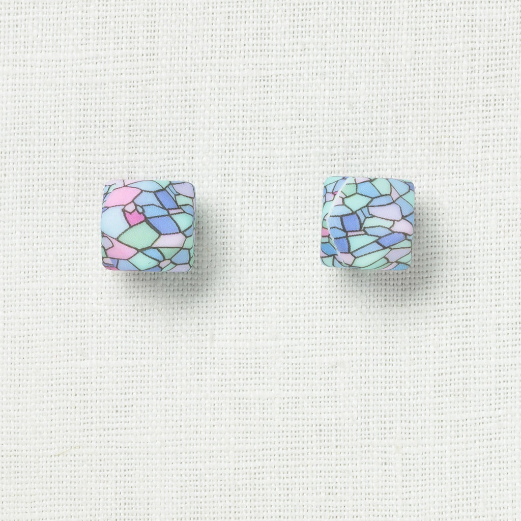 Fox & Pine Small Needle Stitch Stoppers, Stained Glass Hexagon