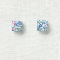 Fox & Pine Small Needle Stitch Stoppers, Stained Glass Hexagon