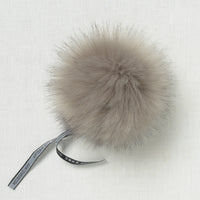 Lovafur Luxe Faux Fur Pom Steel Grey Fox