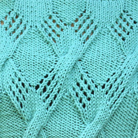 Lace Cable Raglan by Deborah Newton