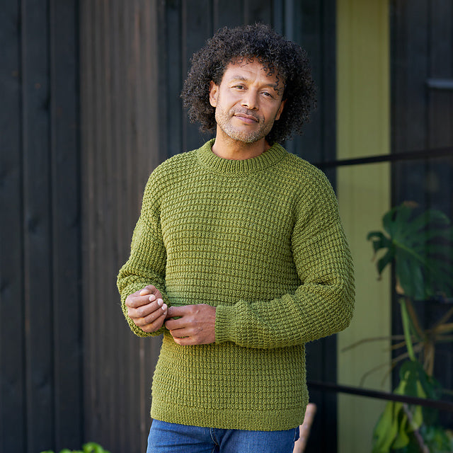 Christopher Mens Textured Jumper by Jenny Watson
