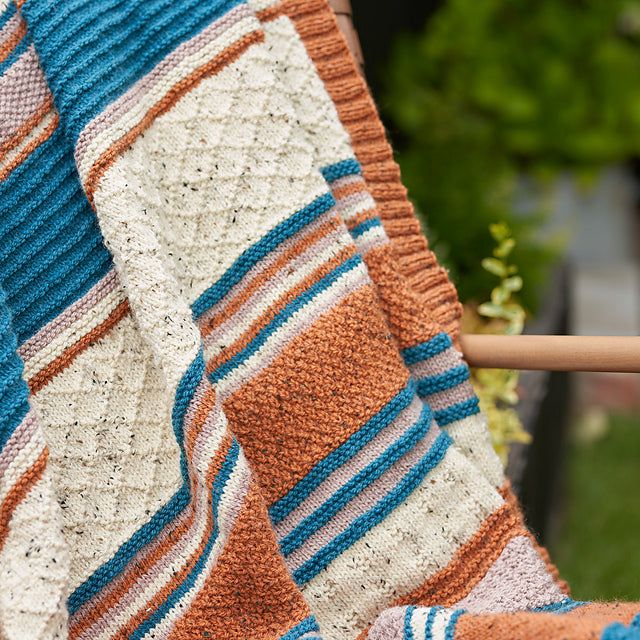 Hazel Striped Blanket by Jenny Watson
