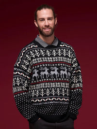 Nicholas Mens Festive Jumper by Rosee Woodland