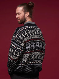 Nicholas Mens Festive Jumper by Rosee Woodland