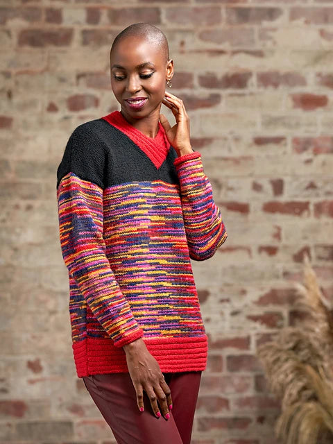 Janet Ripple Ribbed Stripe Jumper by Zandra Rhodes