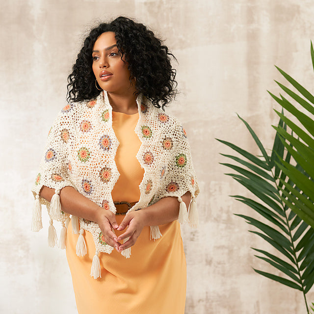 Leonora Shawl & Bag by Cassie Ward