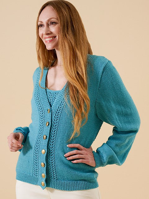 Emma Chevron Lace Twinset by Chloe Elizabeth Birch
