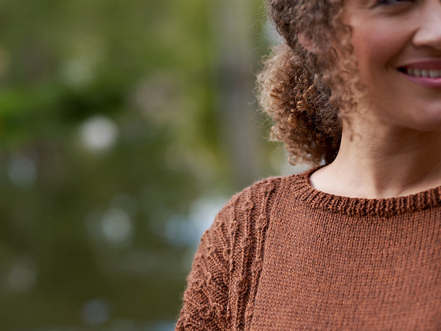 Braidley Cob Stitch Jumper by Sarah Hatton