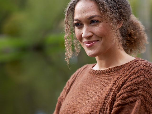 Braidley Cob Stitch Jumper by Sarah Hatton