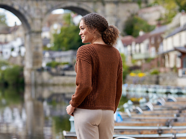 Braidley Cob Stitch Jumper by Sarah Hatton