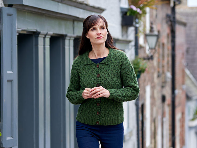 Follifoot Cabled Cardigans by Sarah Hatton