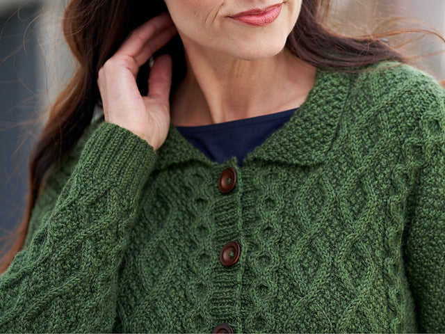 Follifoot Cabled Cardigans by Sarah Hatton