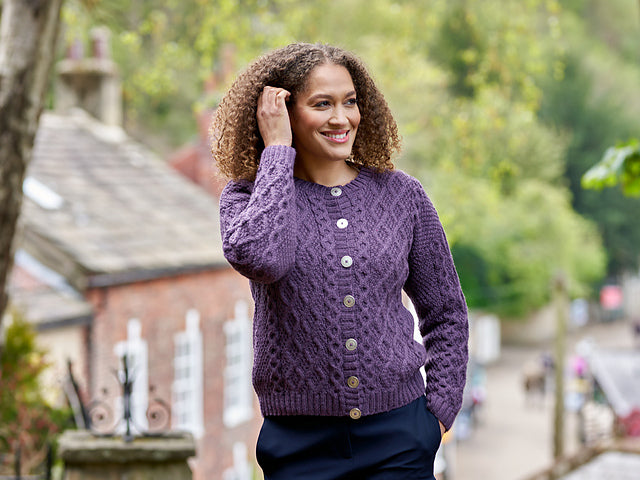 Follifoot Cabled Cardigans by Sarah Hatton