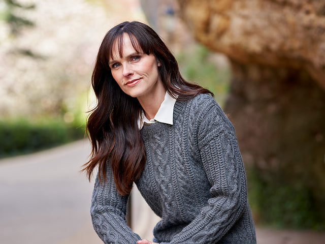 Ilkley Cabled Vest & Jumper by Sarah Hatton