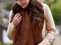 Redmire Lace Hat & Scarf by Sarah Hatton