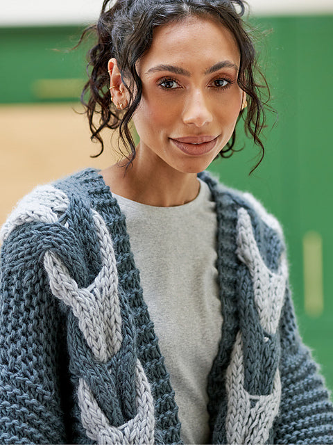 Bohdi Cable Cardigan by Chloe Elizabeth Birch