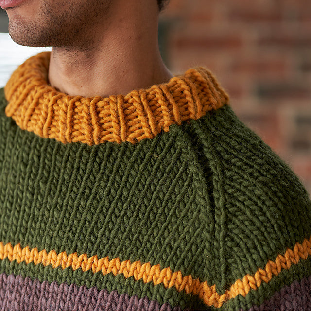 Adna Striped Raglan Jumper by Chloe Elizabeth Birch