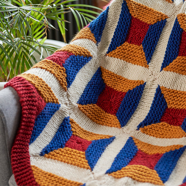 Paloma Mosaic Patchwork Blanket by Chloe Elizabeth Birch