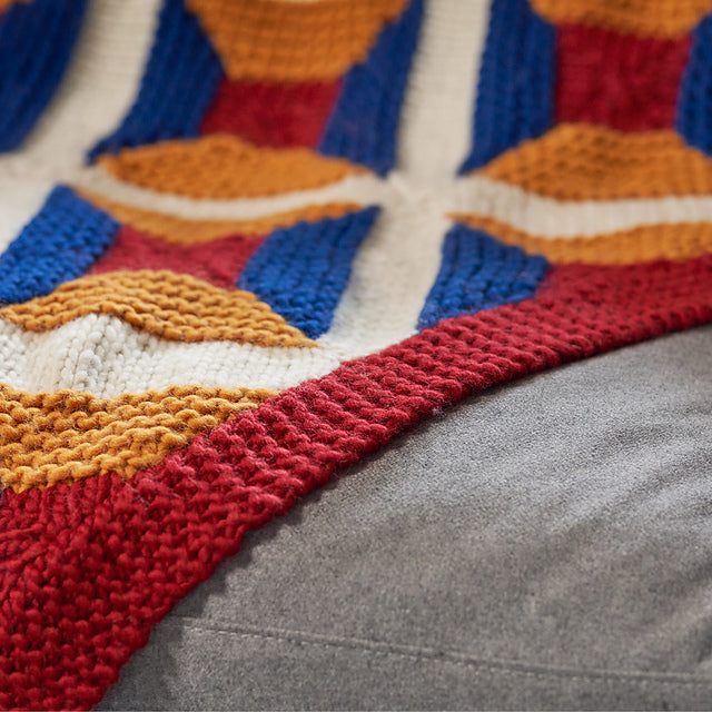 Paloma Mosaic Patchwork Blanket by Chloe Elizabeth Birch