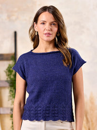 Athens Lace Hem Top by Sarah Hatton