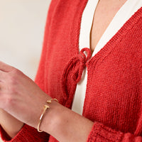 Florence Tie Crop Cardigan by Sarah Hatton