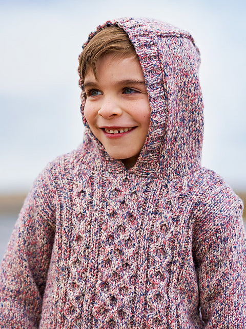 Cameron Children's Cabled Jumper & Hoody by Sarah Hatton
