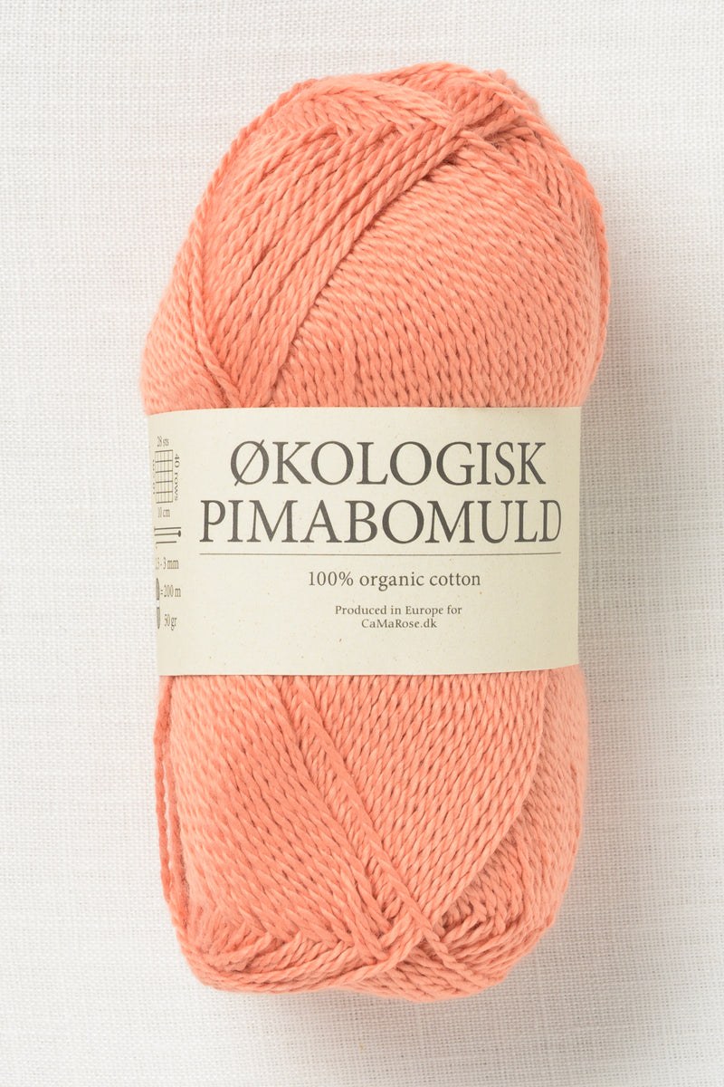 CaMaRose Økologisk Pimabomuld 3744 Støvet Koral (Dusty Coral)