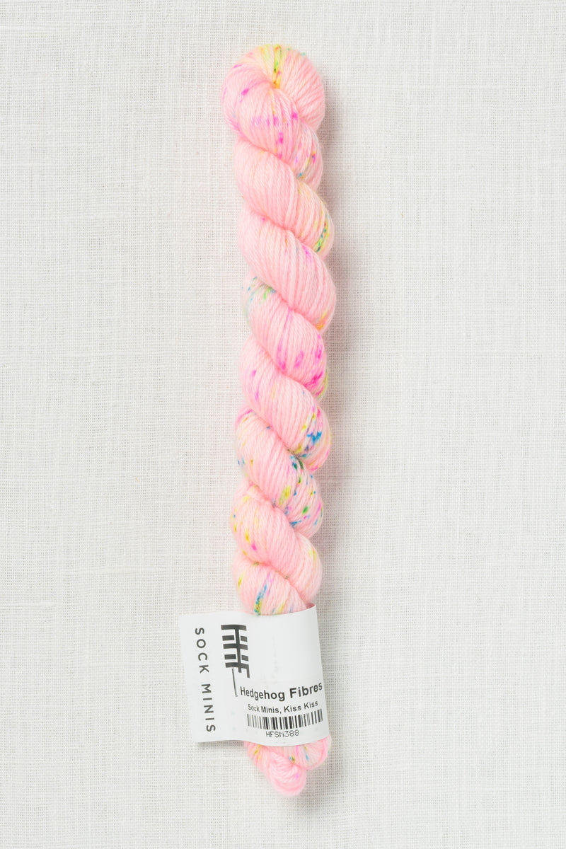 Hedgehog Fibres Sock Minis Kiss Kiss (New)