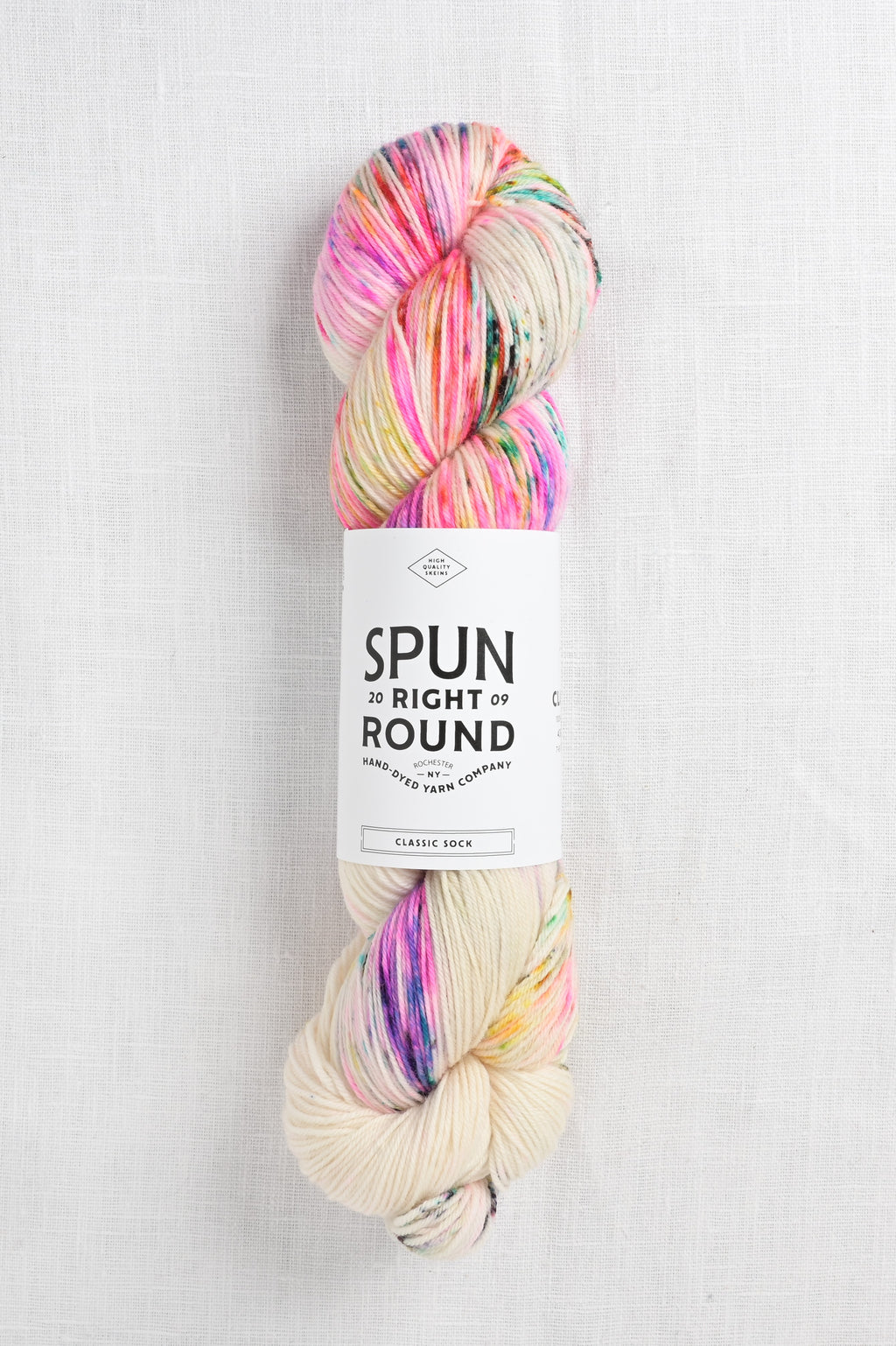 Spun Right Round Merino Aran Party Streamers