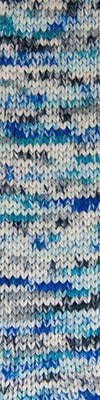 Cascade 128 Superwash Hand Paints 715 Blue Jay swatch