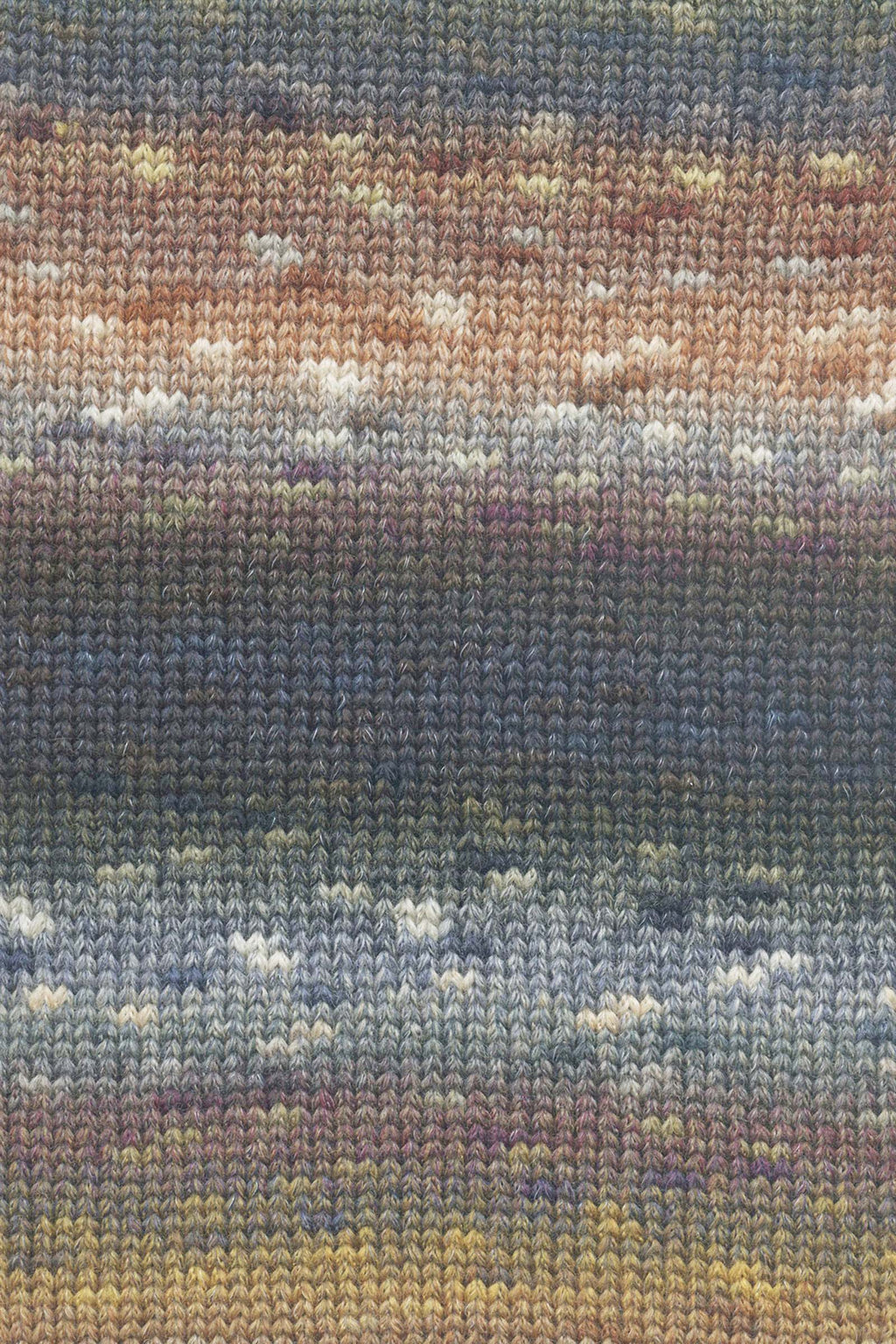 Lang Yarns Magnolia 8 Cognac Jeans Petrol swatch