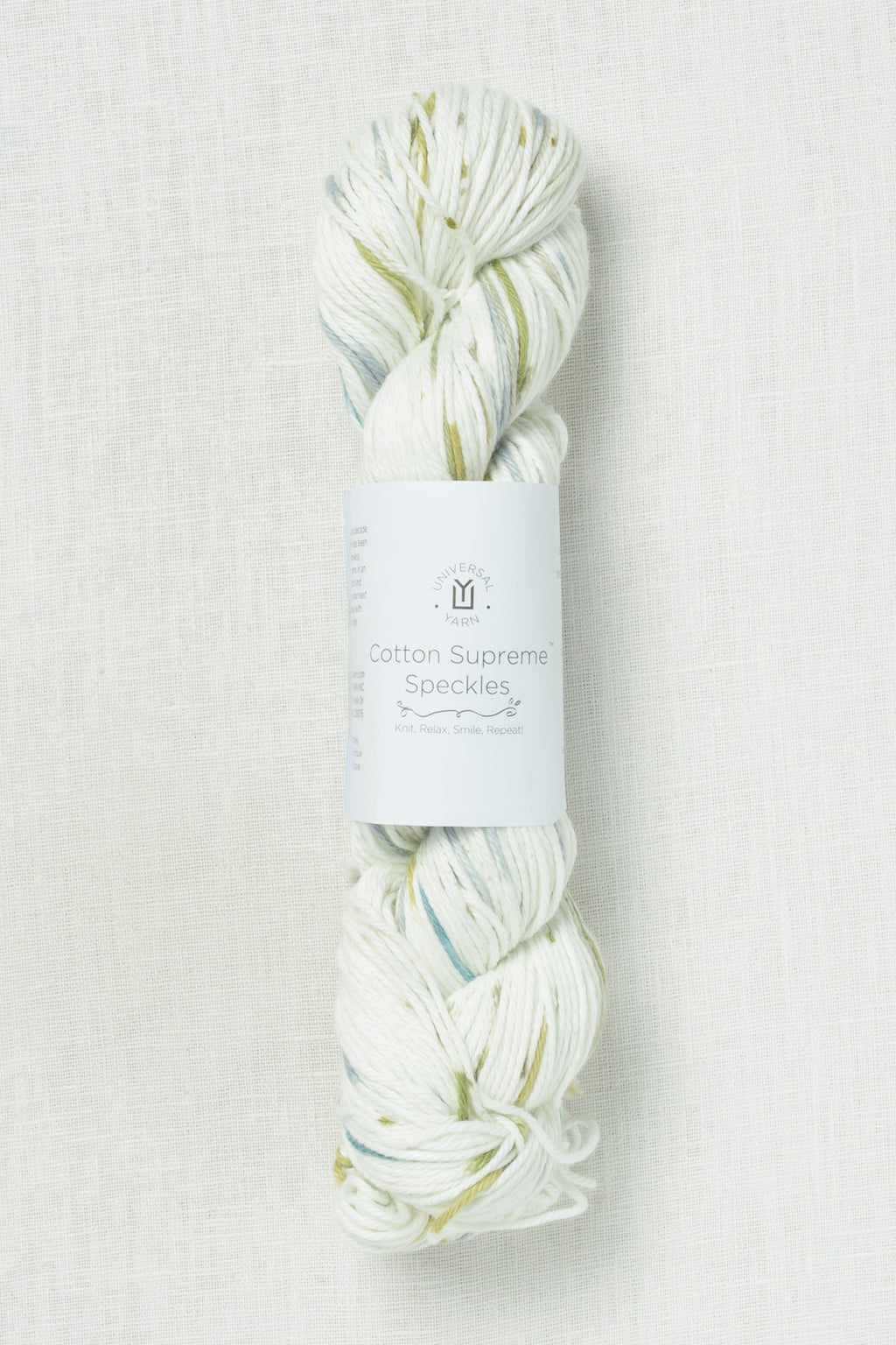 Universal Yarn Cotton Supreme Speckles 1006 Green Bean