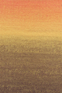 Lang Yarns Lovis 5 Yellow Orange Brown swatch