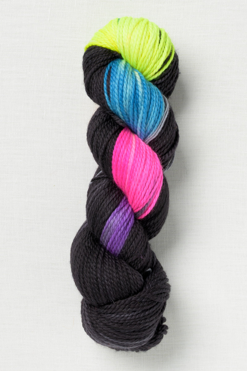 Madelinetosh Farm Twist Black Rainbow